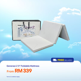 Generasi Z 3" Foldable Mattress